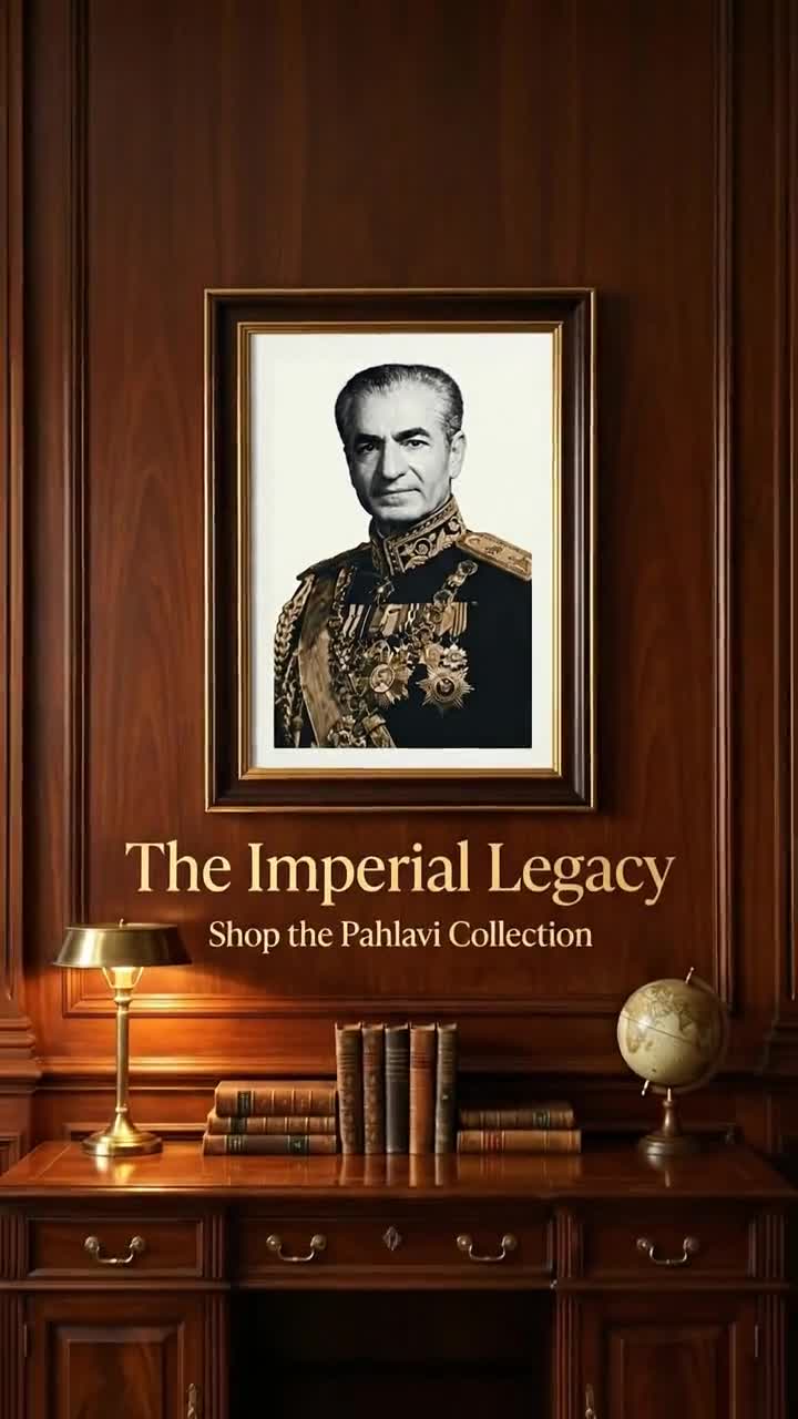モハンマド・レザー・パフラヴィーの肖像画 | イラン国王の版画 | 現代