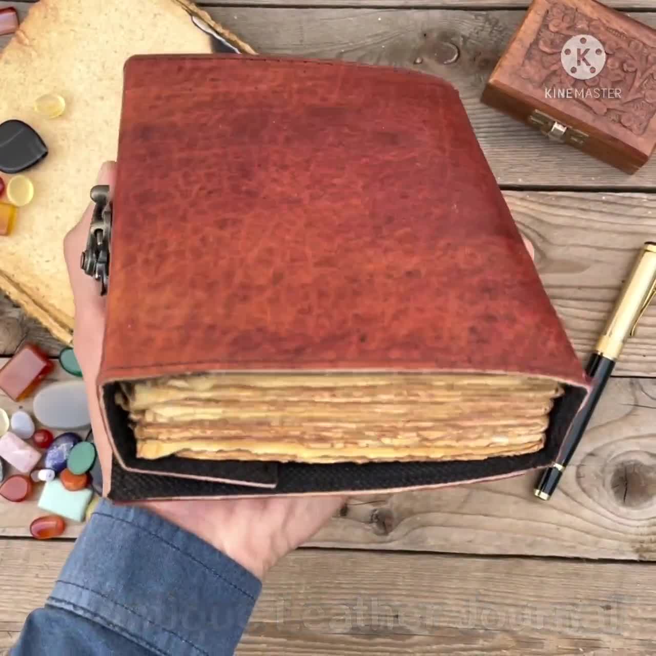 Hocus Pocus Diario para hombres, diario de escritura encuadernado en cuero  vintage con llavero de cuero gratis, diarios para escribir cuaderno para