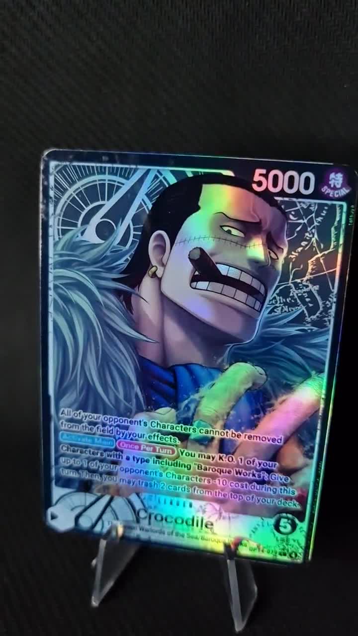 One Piece Proxy Card Leader Holo - Crocodile OP14-079 Alt Art