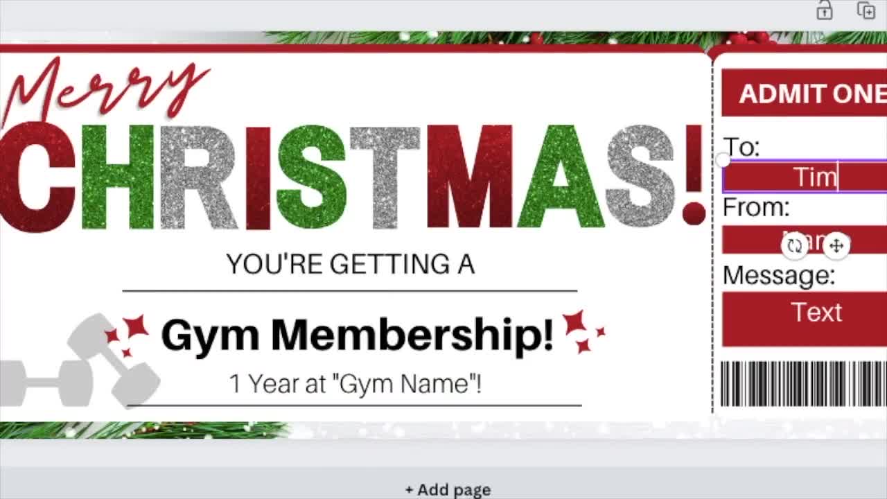 Gym Membership Gift Certificate. Gym Certificate. Gym Gifts. Gym Cards. Gym  Lover Gift. Workout Gift. Fitness Gifts. Printable Ticket 