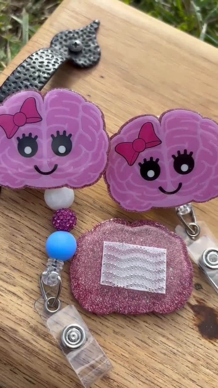 Brain Badge Reel, Neurology Badge Reel, Neuro ICU badge, Nurse Badge Reel, Neurosurgeon Badge, Anatomy Badge, Neuro, Neurology, Brain, Gift video poster