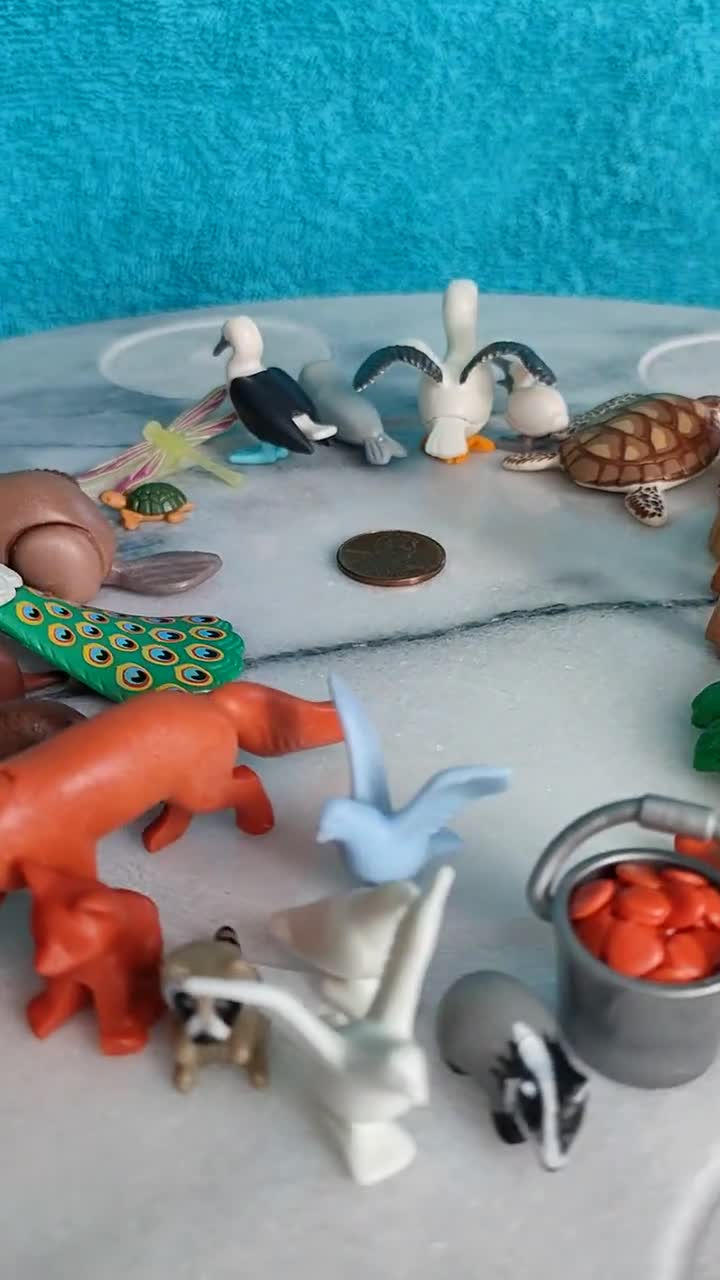 JOKFEICE Figura Realistica Di Pesce Vela, Giocattolo Educativo In Plastica Per Bambini, Cake Topper, Regalo Di Natale