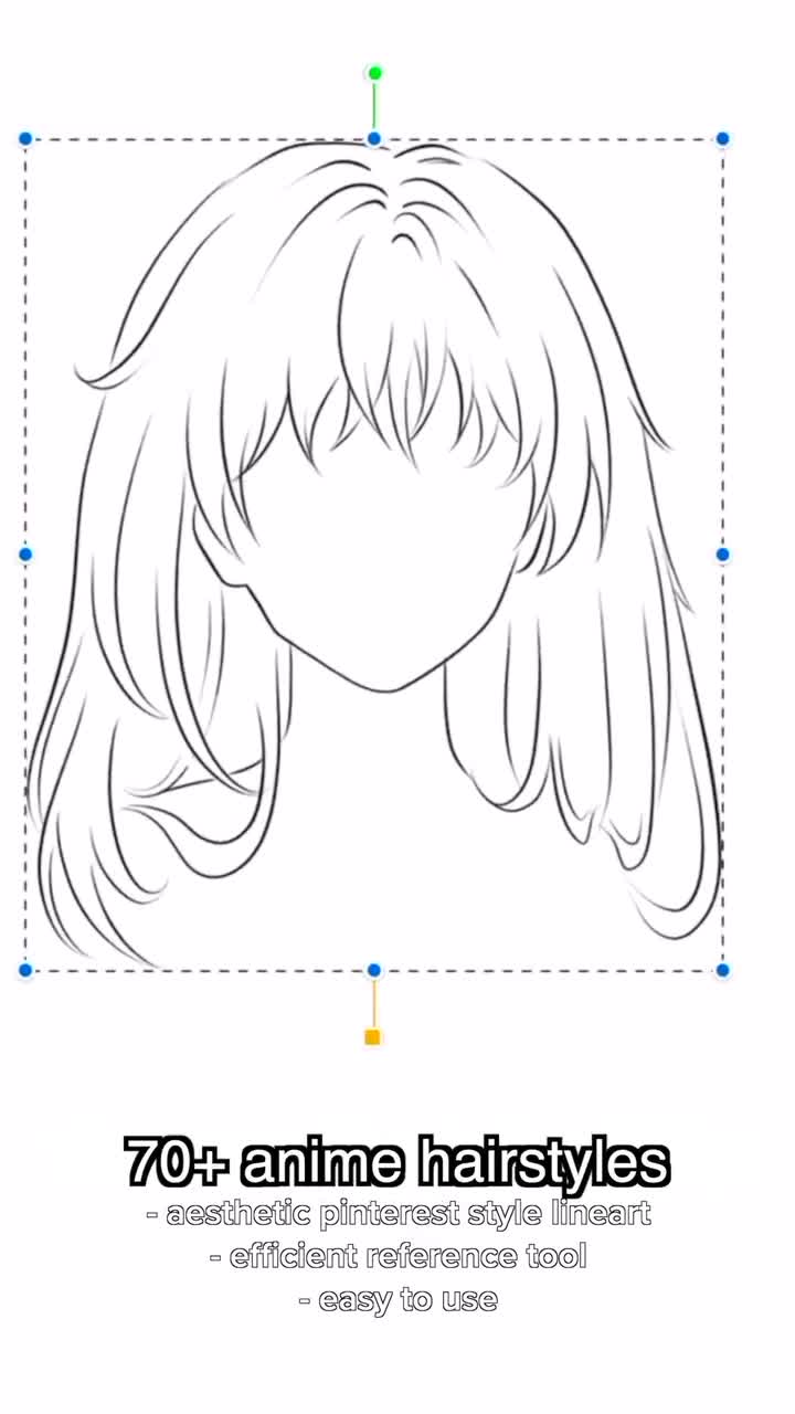 EASIEST Way To Draw Anime Hair (Different Styles) 