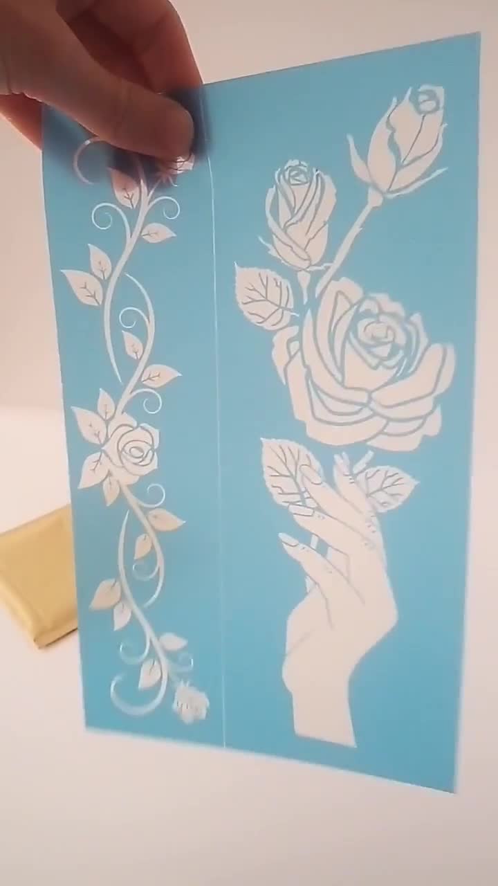 Plantilla De Serigrafía Autoadhesiva De Letras Mesh Tran