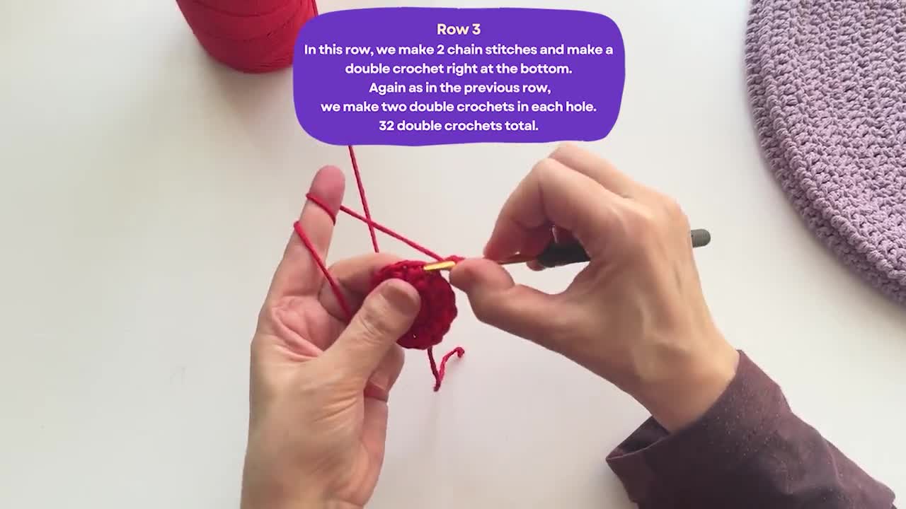 How To Do A Double Chain Crochet Join Beginners Crochet Workshop
