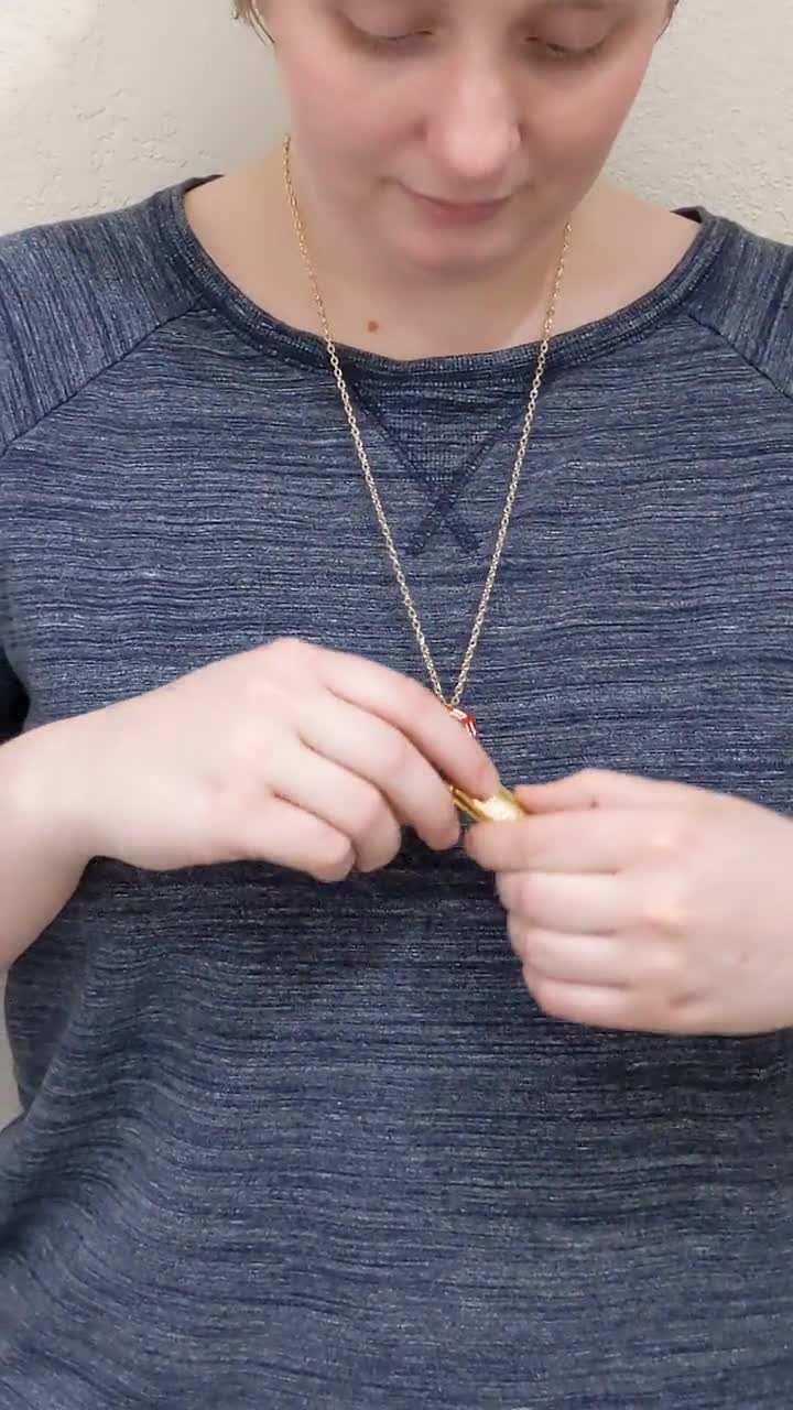 Japanese Phoenix Harmonica Pendant Necklace