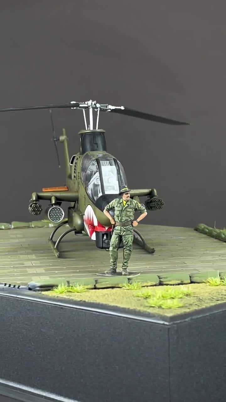 塗装済みフィギュア アメリカ第1騎兵隊 ヘリコプターパイロット