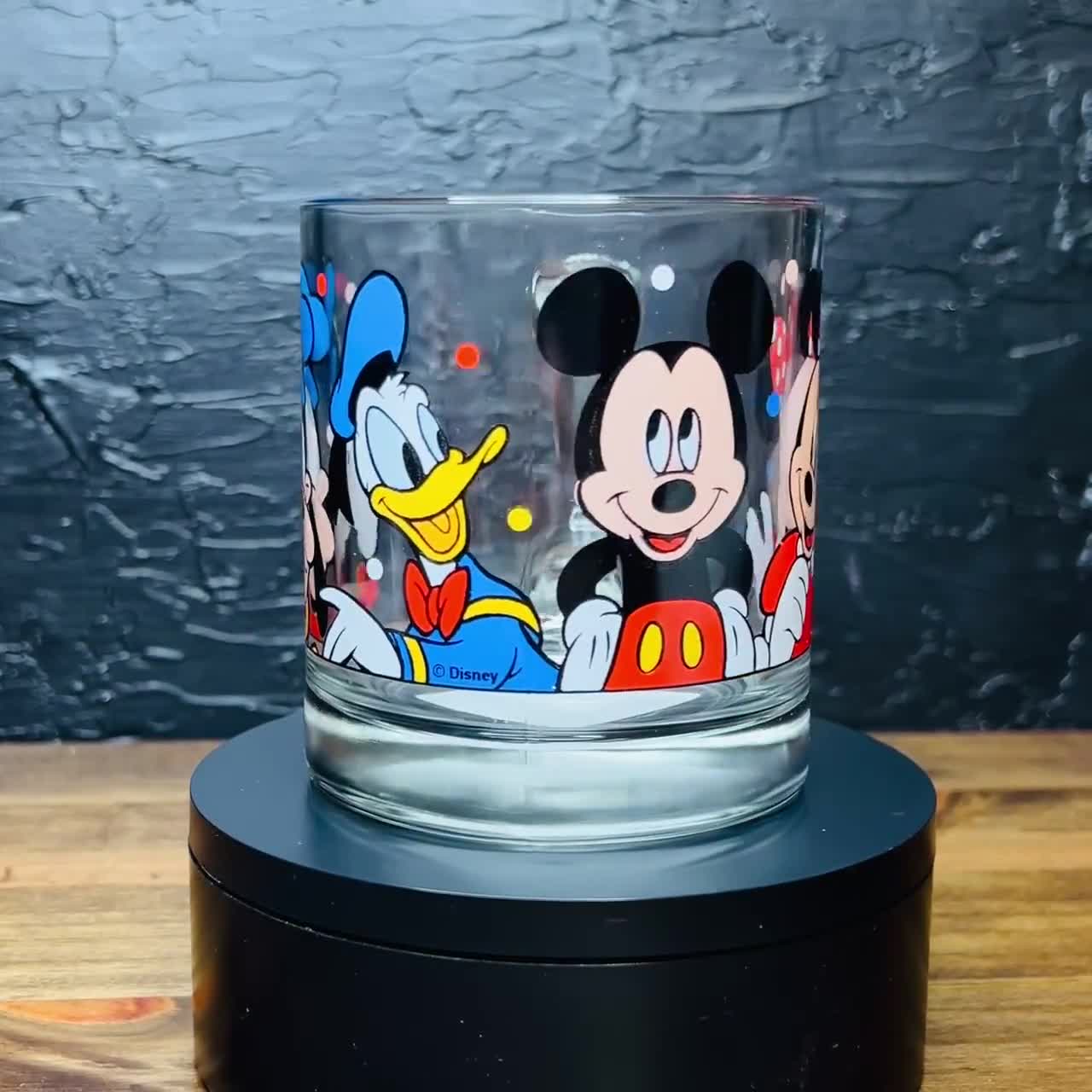 Vintage Disney Mugs, Mickey Mouse, Minnie Mouse, Mickey and Friends, Donald Duck, Goofy, Set of 4 video poster