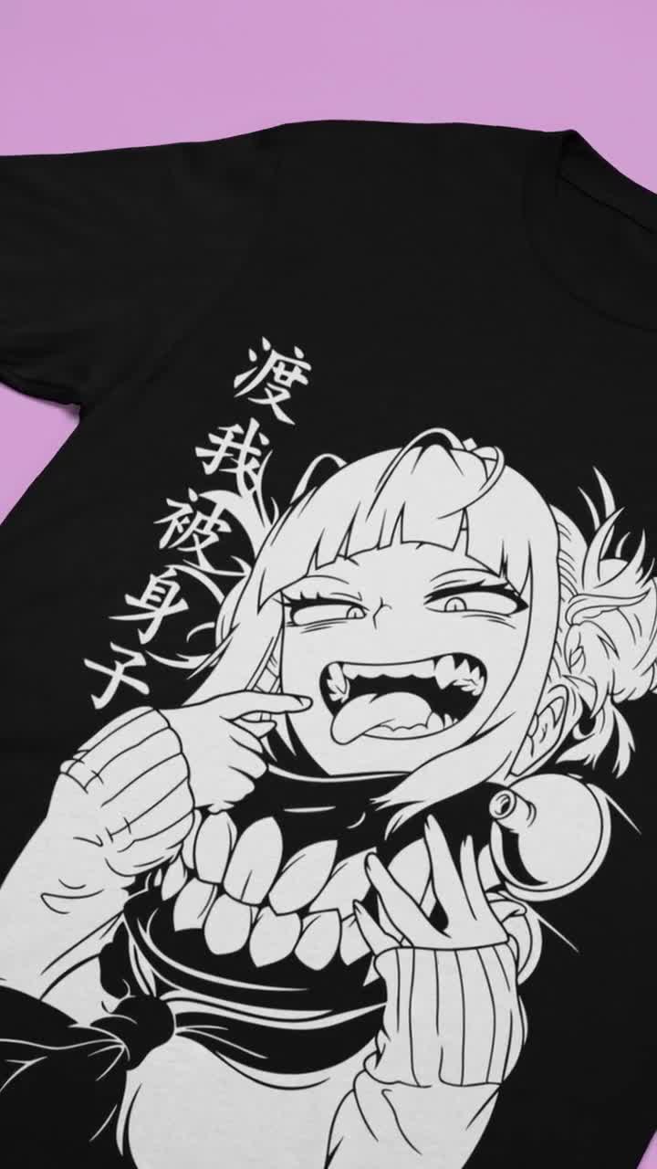Himiko Toga Tee - MHA Villain Streetwear - Etsy
