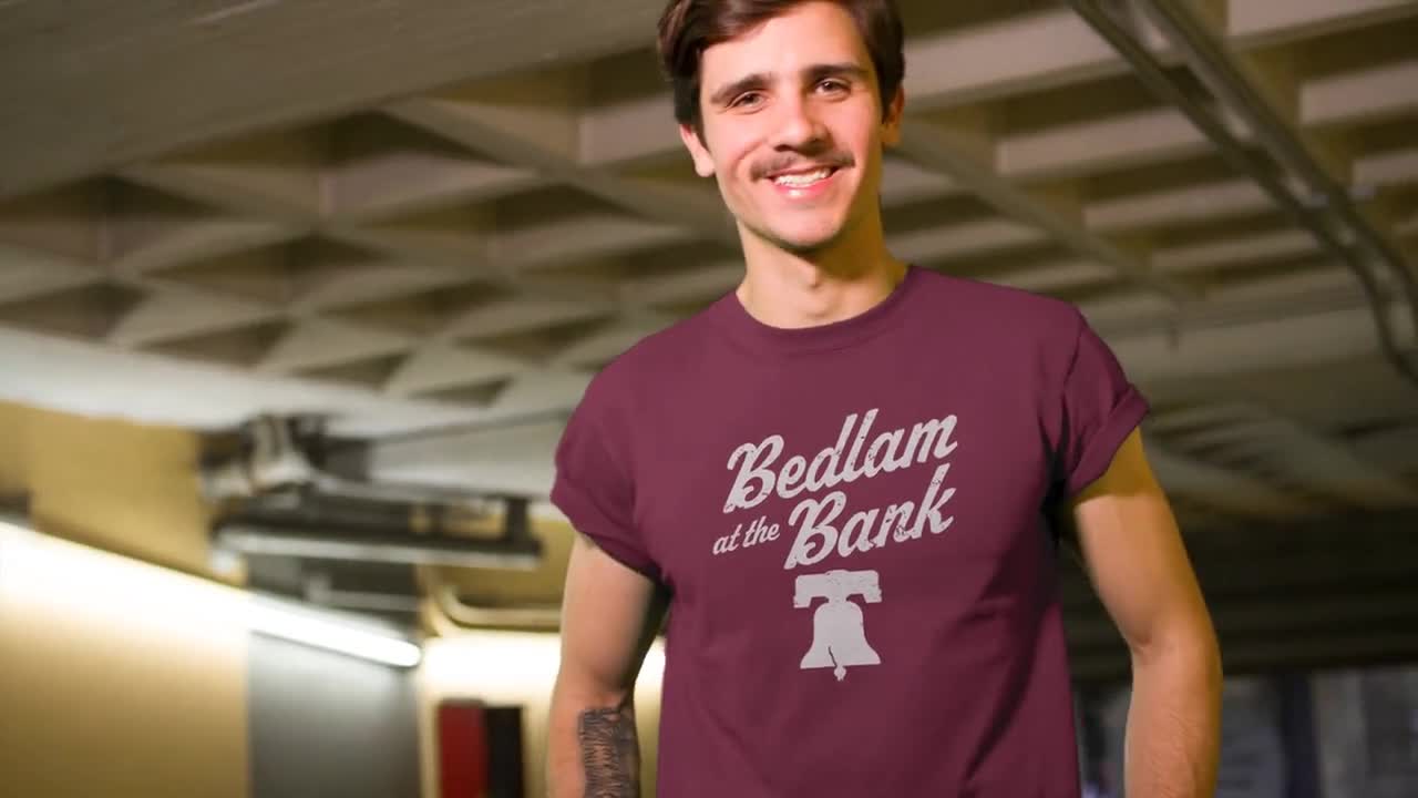 Philadelphia Phillies bedlam at the bank vintage city shirt