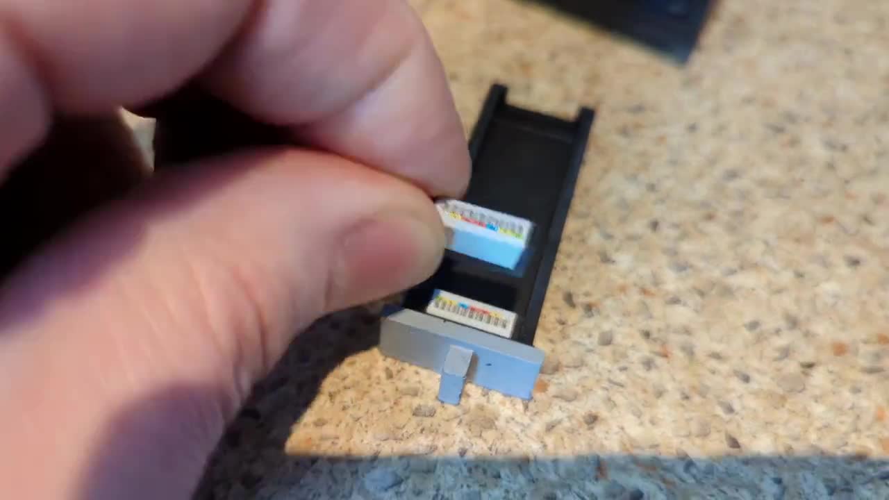 Mini server rack model handmade video poster