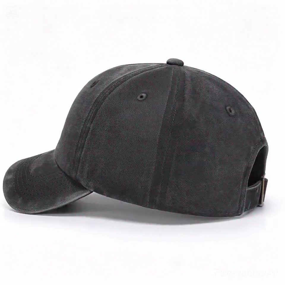 Costco Wholesale Vintage Washed Baseball Cap – Printed/Embroidered Logo Cotton Dad Hat video poster