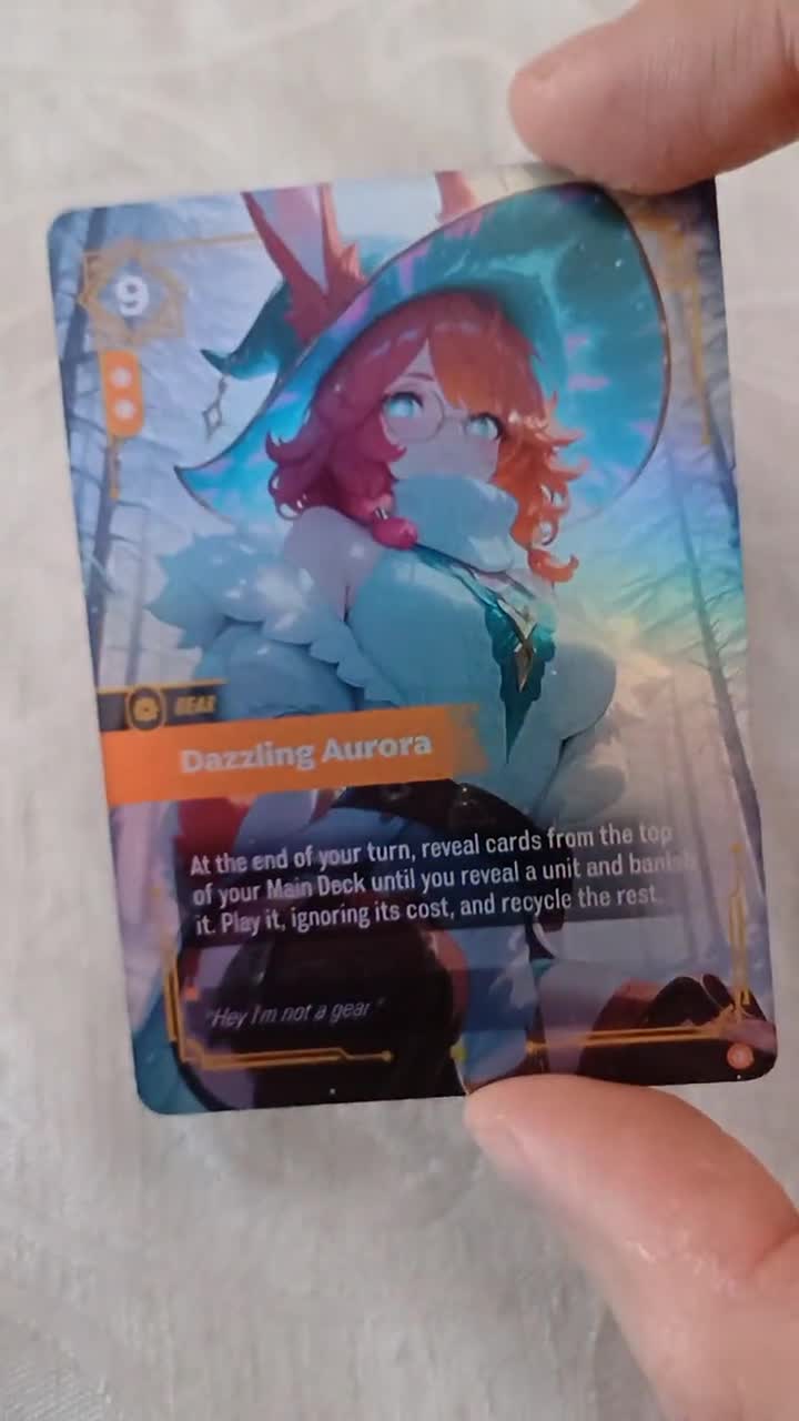 Dazzling Aurora — Riftbound Proxy Card - Etsy Australia