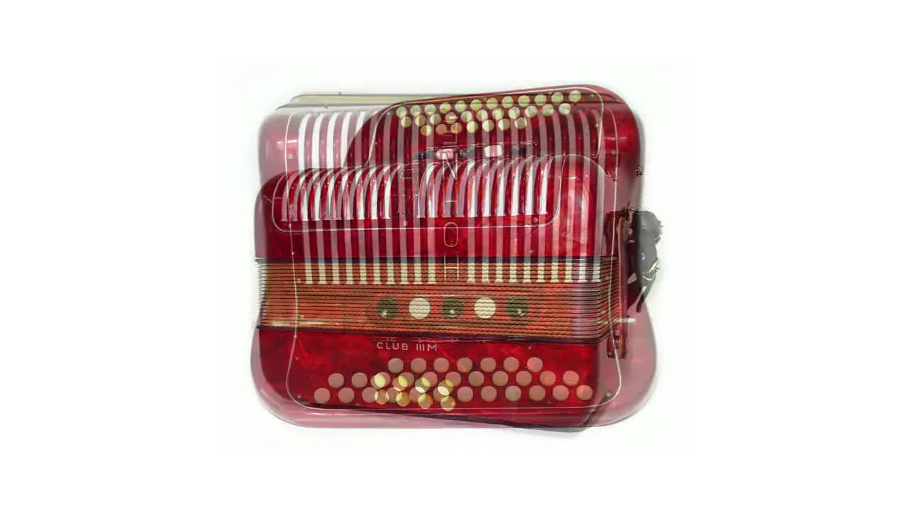 Hohner Club IIIM Diatonic Squeezebox, Original German Button