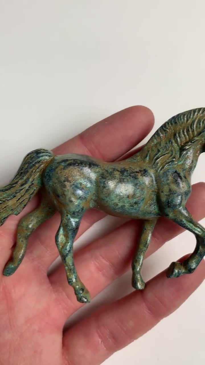 Horse Bronze Statue (Small) - Handmade in Europe - 6.5 cm / 2.5" - Figurine Sculpture - Animal Art Gift - Home Decor - The Ancient Home video poster