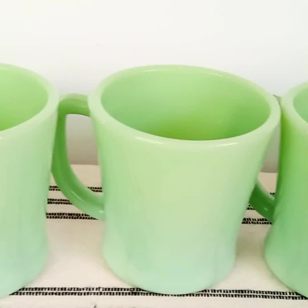 Fire King Jadeite D Handle Mugs, Replacement Coffee Cup - Etsy