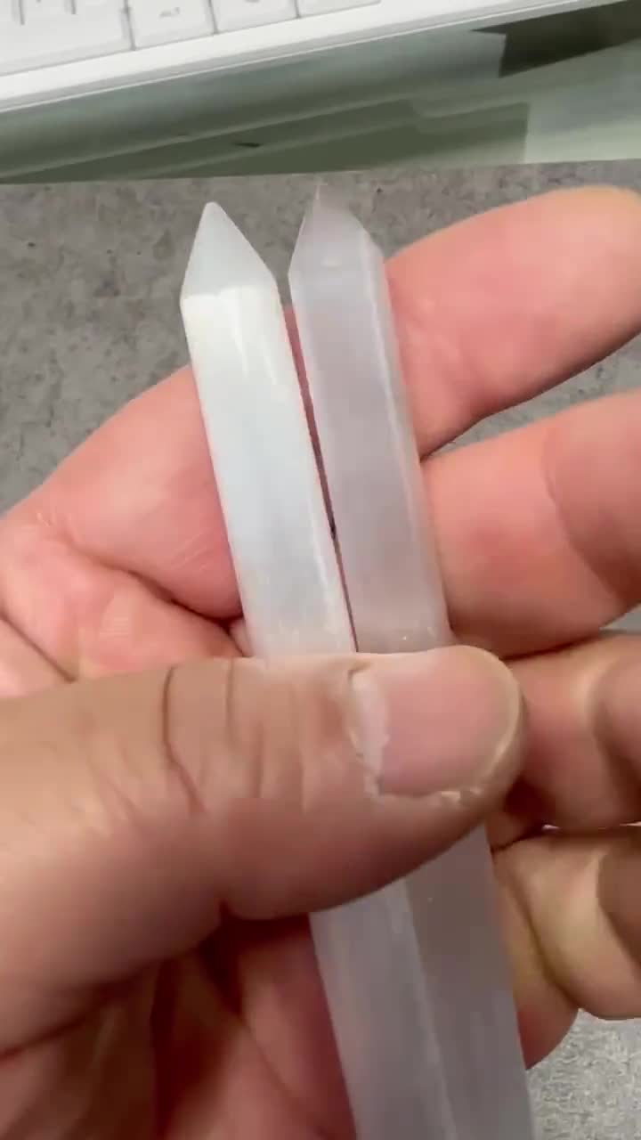 Selenite 5" x 1/2" Pencil Wand video poster