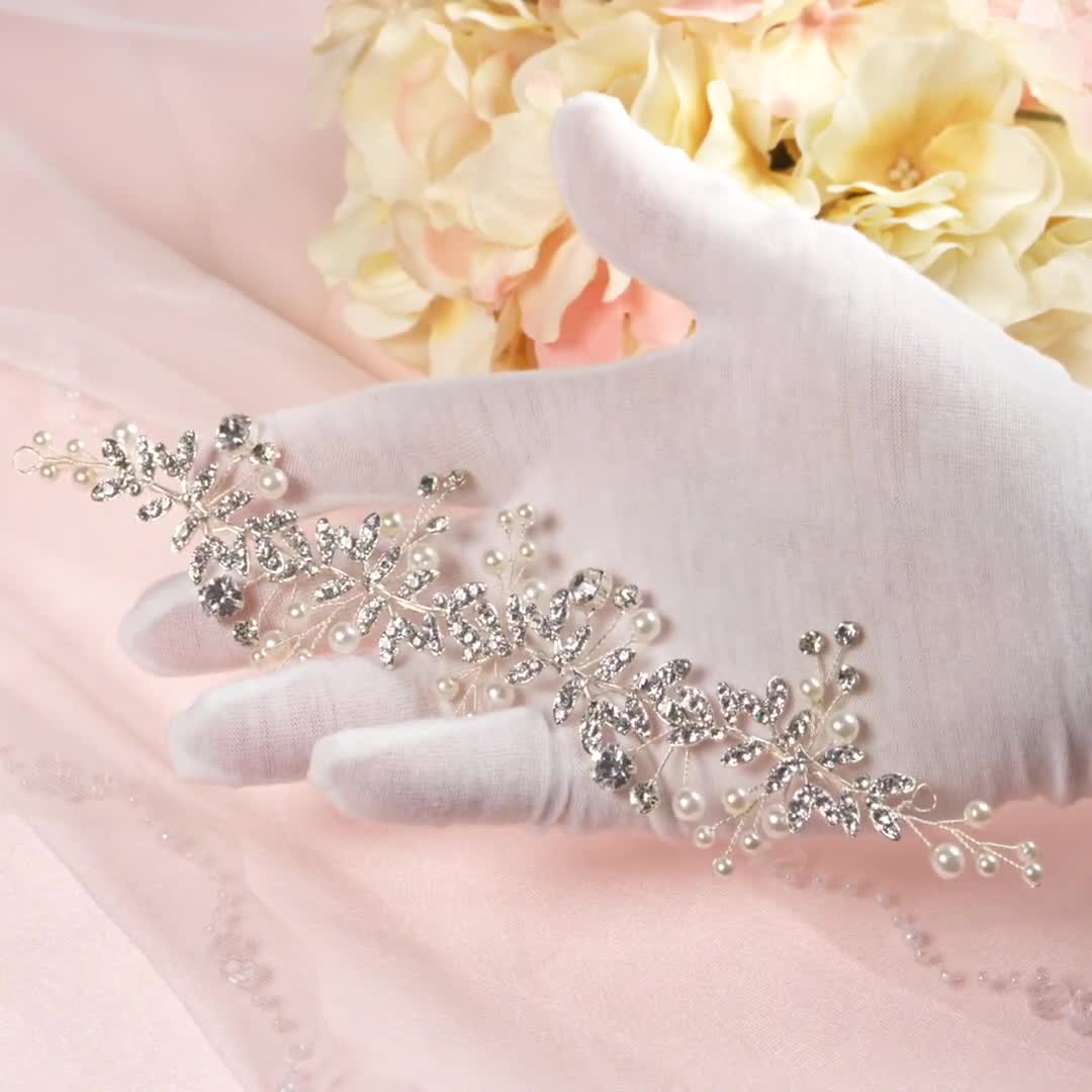 The New Wedding Head Jewelry フラワーリーフ ヘッドバンド