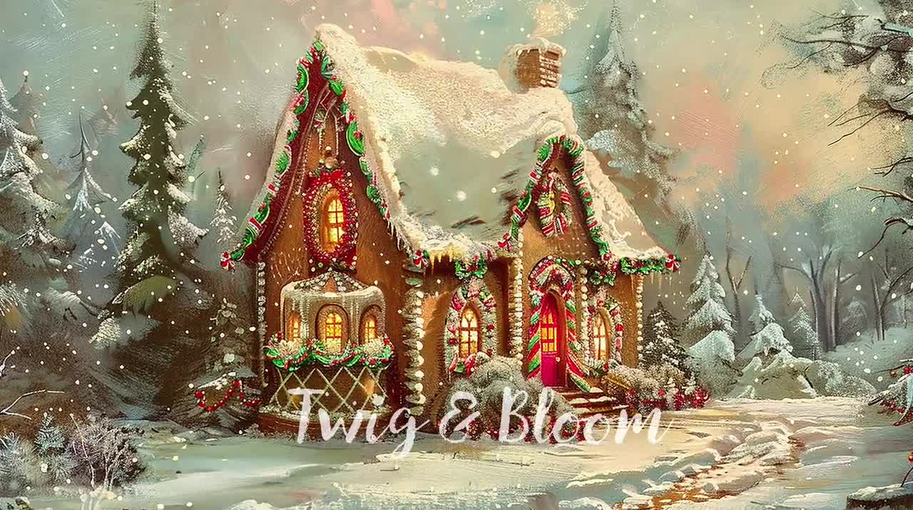 Thomas Kinkade オルゴール LED 照明 クリスマスツリー Thomas Kinkade