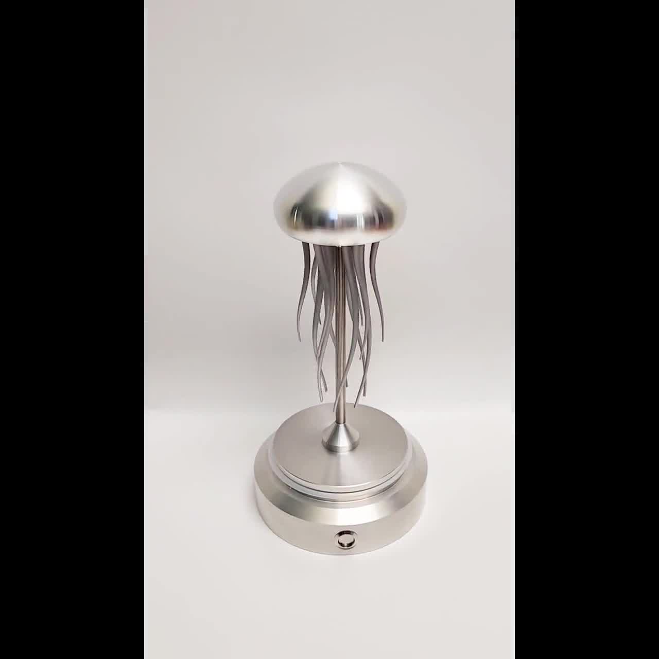 Mechanical Metal Jellyfish, Kinetic Sculpture, Capturing the Very