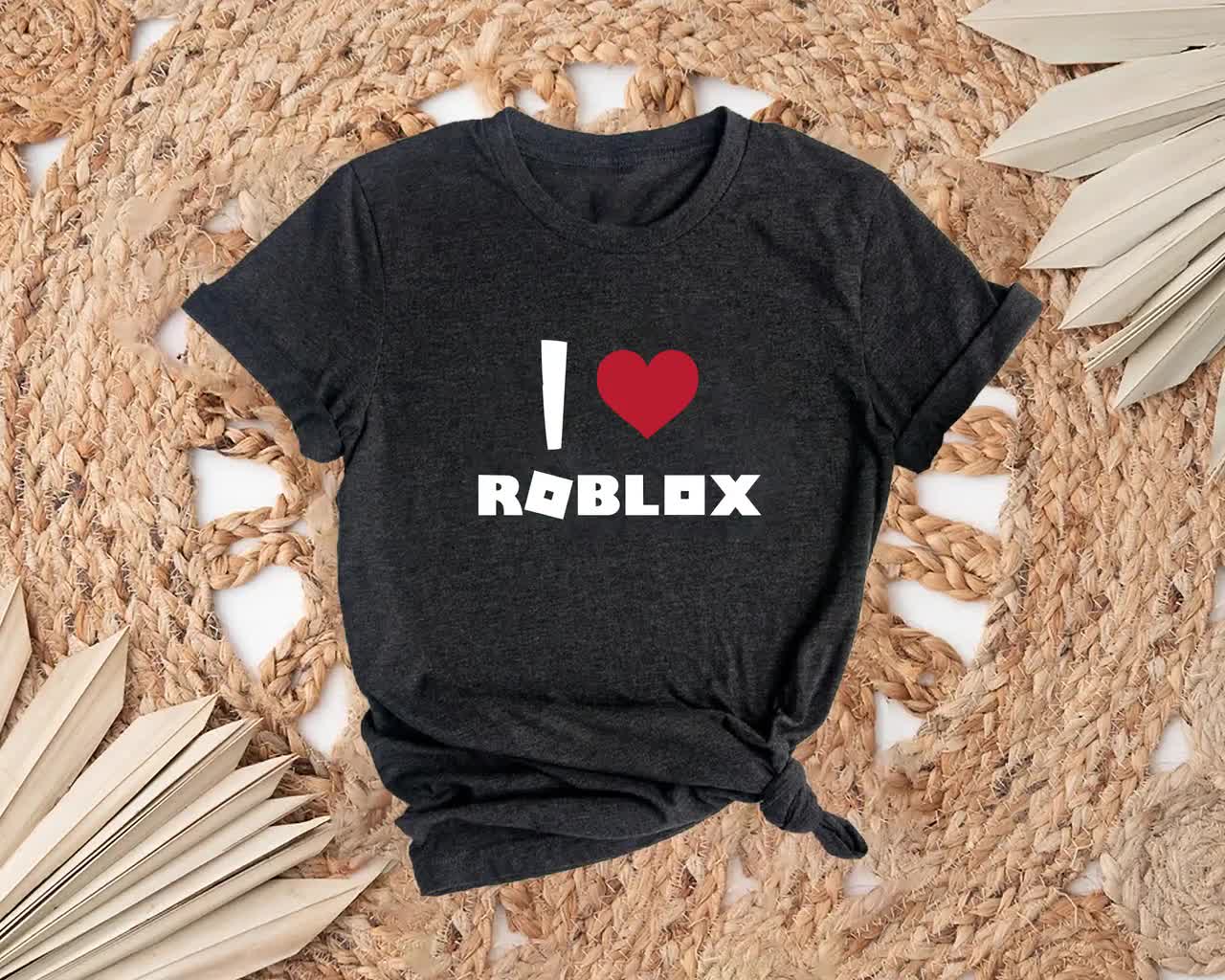 I Love Roblox Shirt Roblox Shirt Roblox Lover Shirt Gamer 