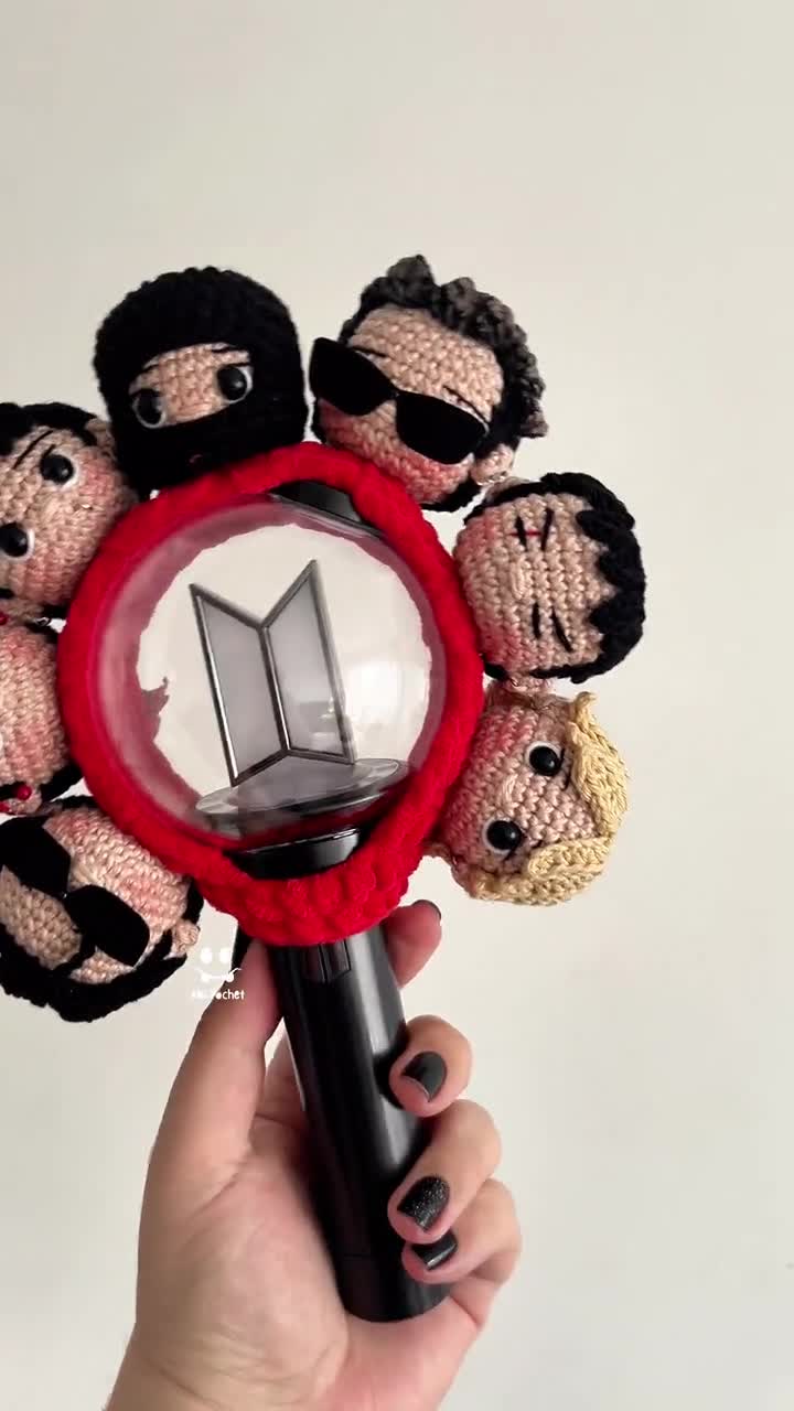 BTS Army Bomb Cover Crochet Pattern – Arirang Inspired Amigurumi