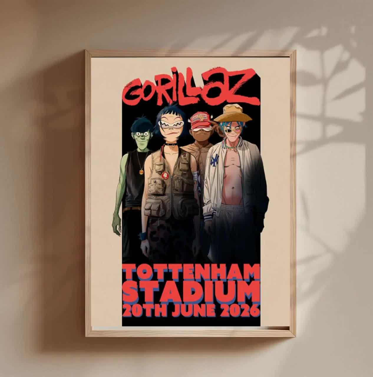 Animated Virtual Band Concert Poster 2026 London Music Event Print