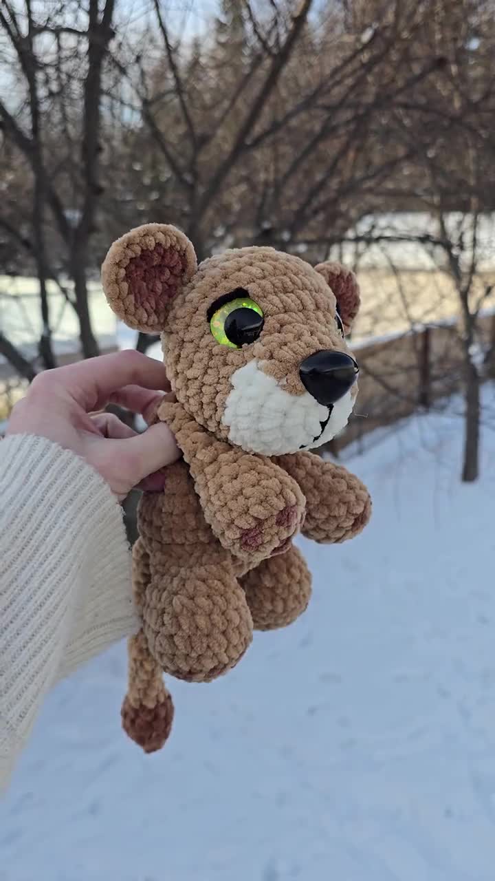 Libby & Lester the Lion Crochet Pattern, Low Sew - Etsy