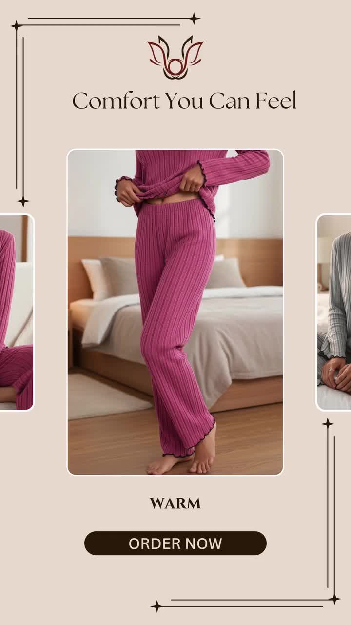 Zestaw damskiej bielizny nocnej, bielizna nocna, piżama video poster