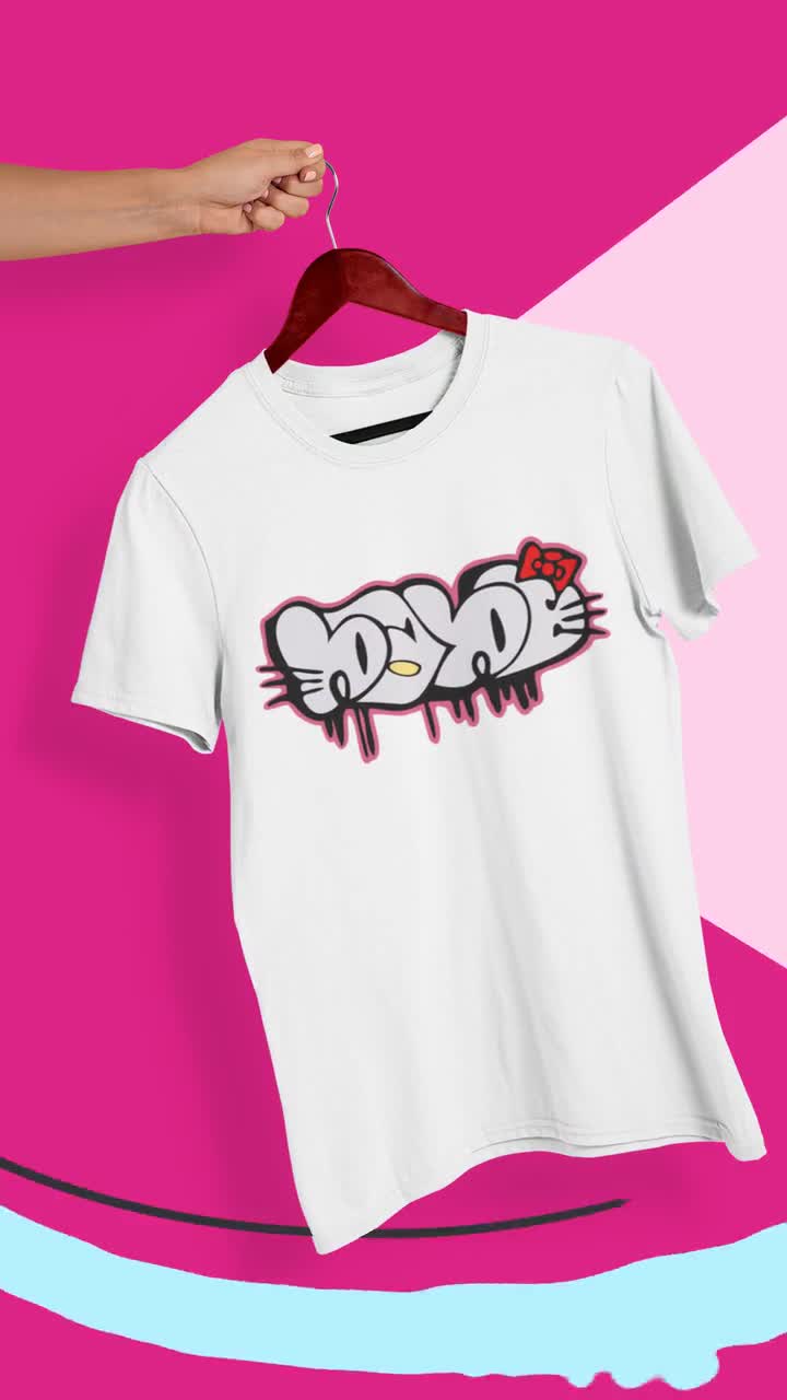 Get Your Hello Kitty Custom T-shirts Or Phone Cases - Angry Hello Kitty -  Free Transparent PNG Clipart Images Download