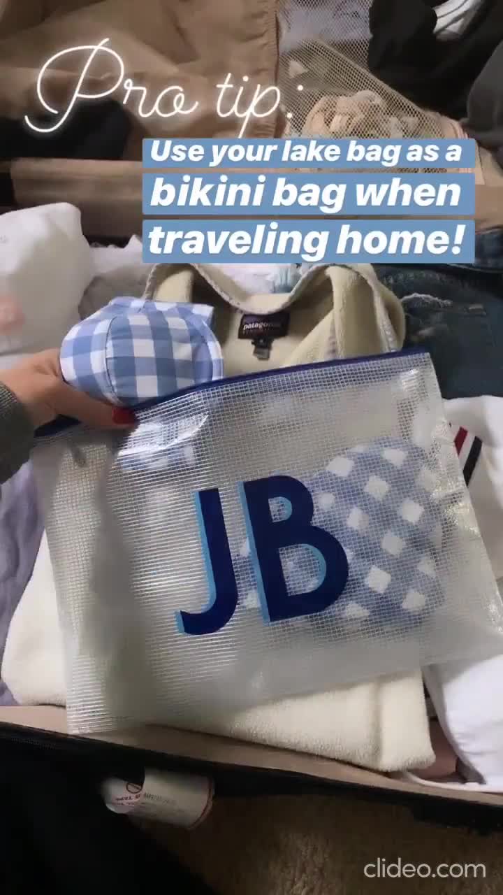 Double Shadow Monogram Jelly Bag