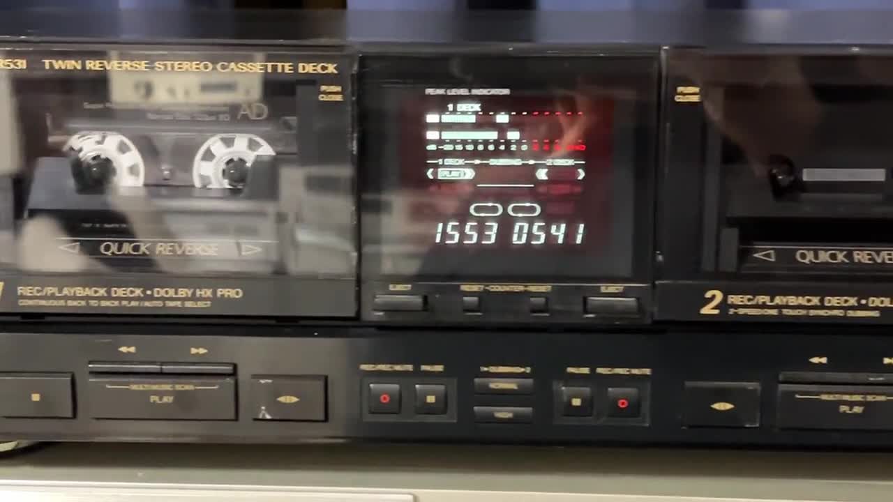 Victor TD-WR531 Twin Quick Reverse Cassette Deck – Vintage JVC