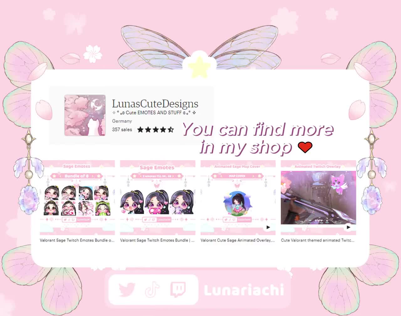 Subbadges Cherry Blossom Strawberry: Twitch, YouTube, Discord video poster