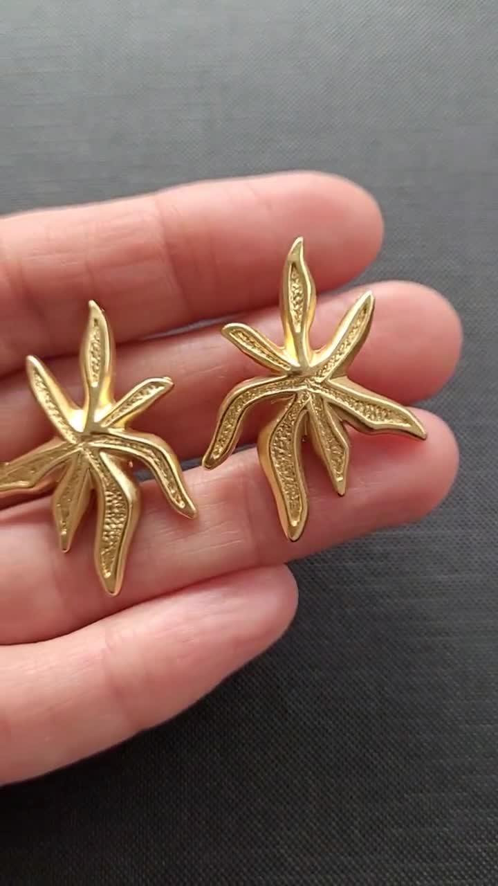 Boucles d'oreille pendantes Saphirs Diamants