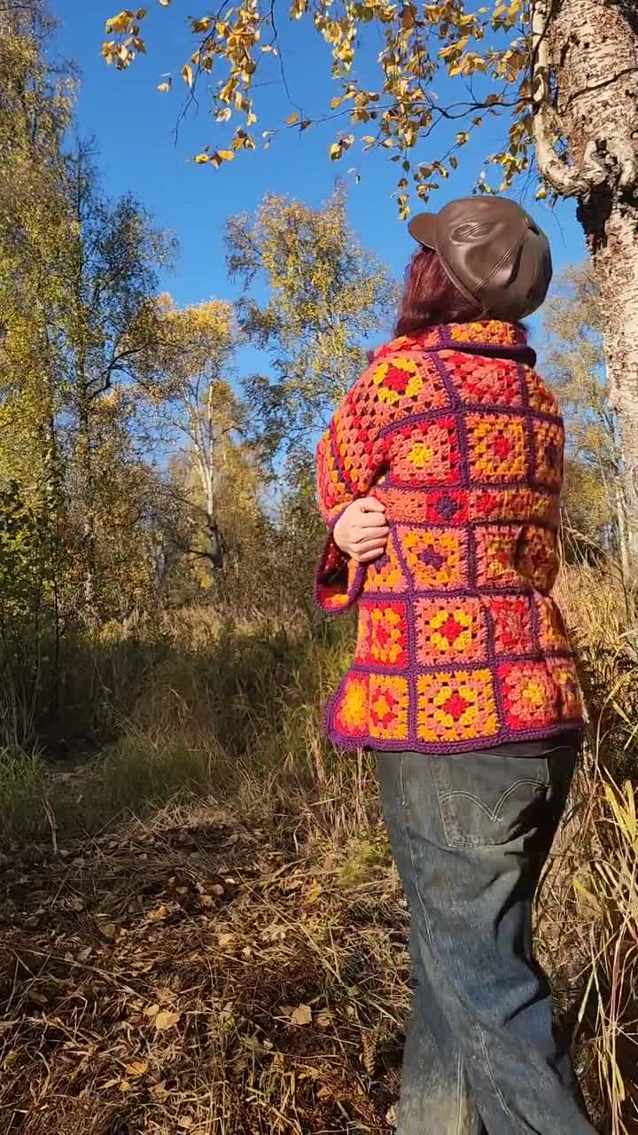CROCHET PATTERN: the Rock and Roll Circus Sweater (replica