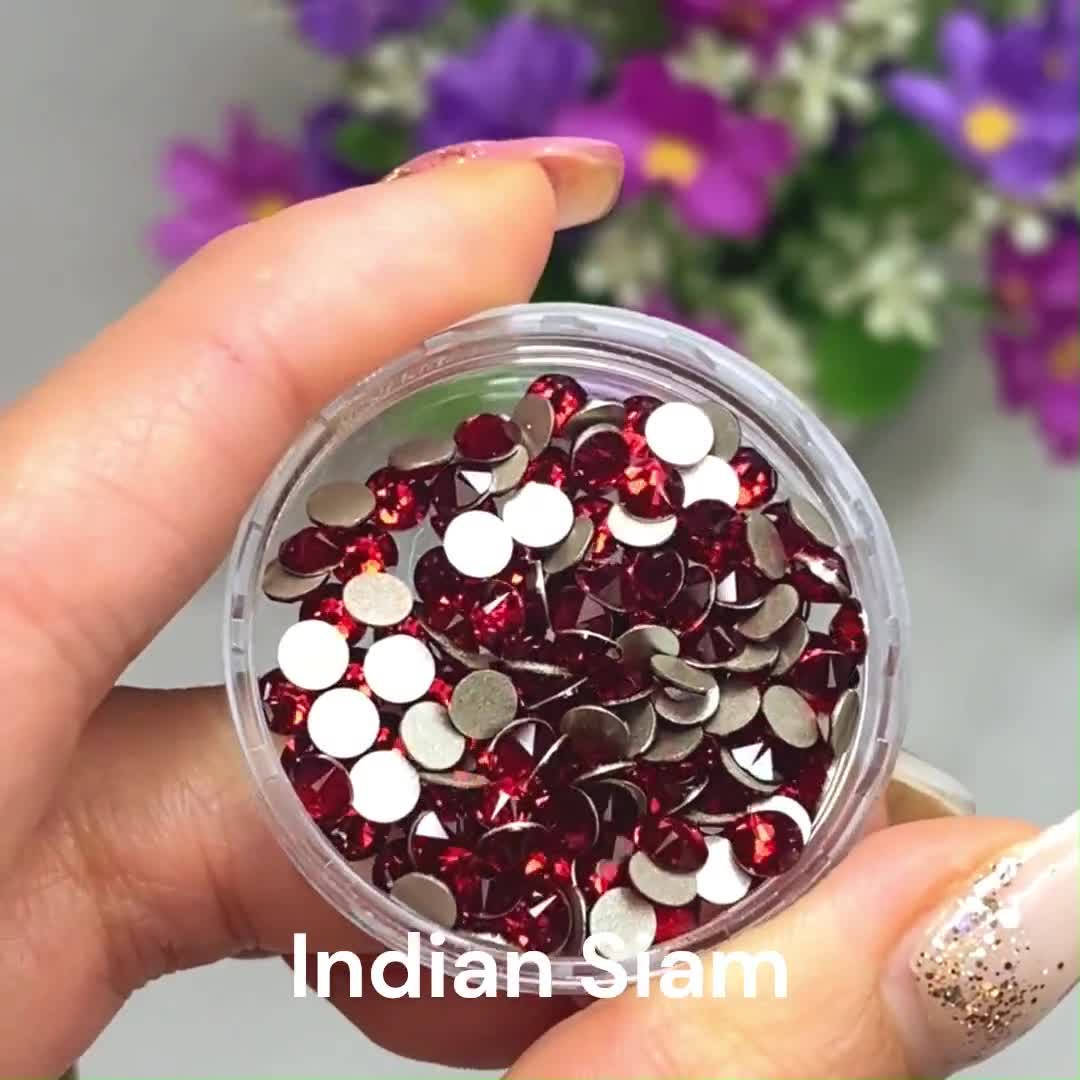 Indian Siam (327) Swarovski 2088 XIRIUS 20ss Crystal Flatbacks No