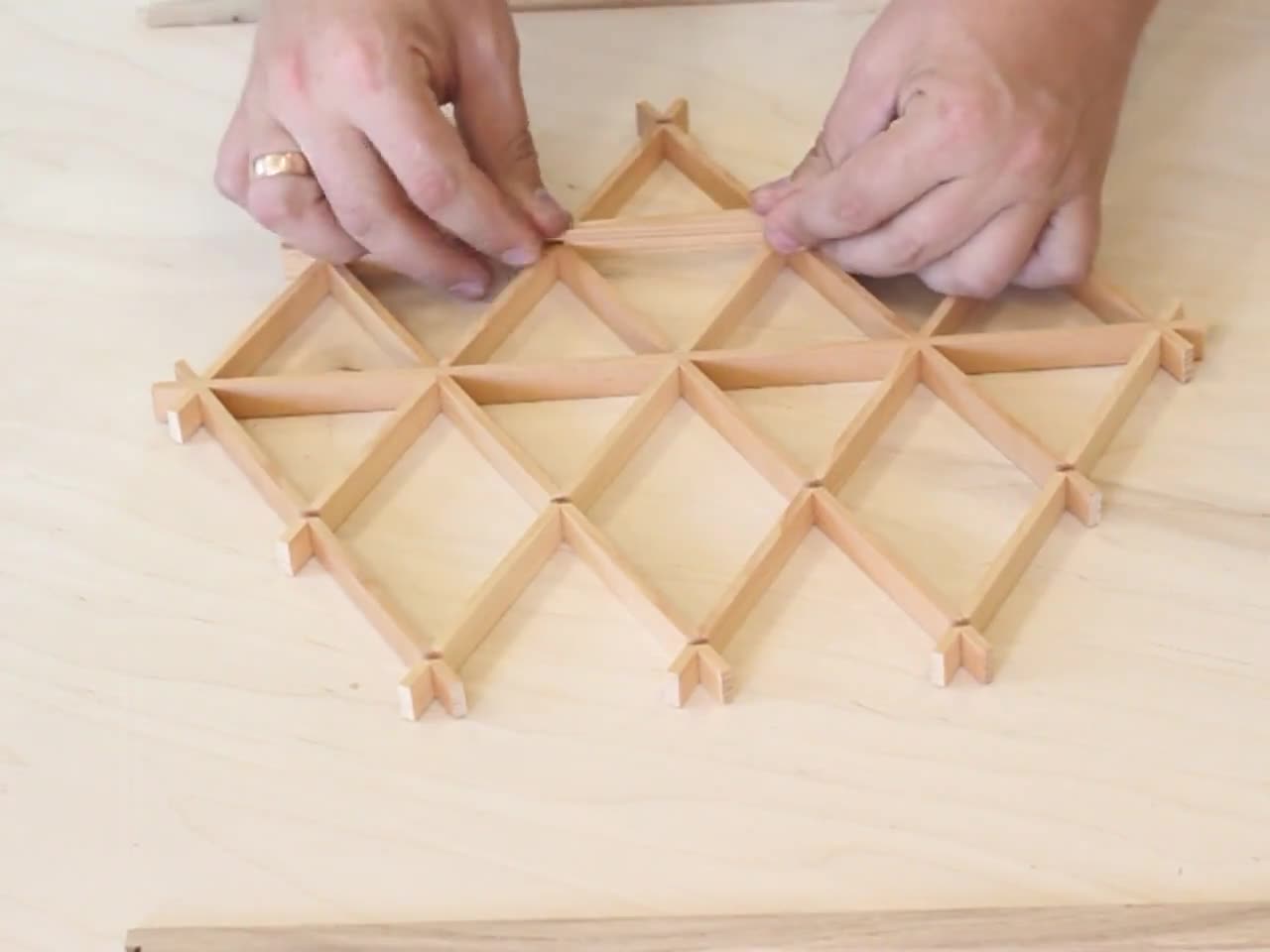 DIY Hexagonal Kumiko Panel Kit 