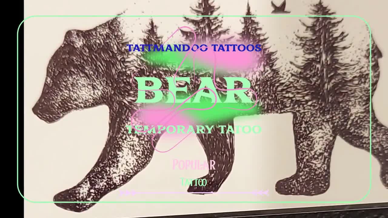 1,300+ Grizzly Bear Tattoo Stock Illustrations, Royalty-Free Vector  Graphics & Clip Art - iStock