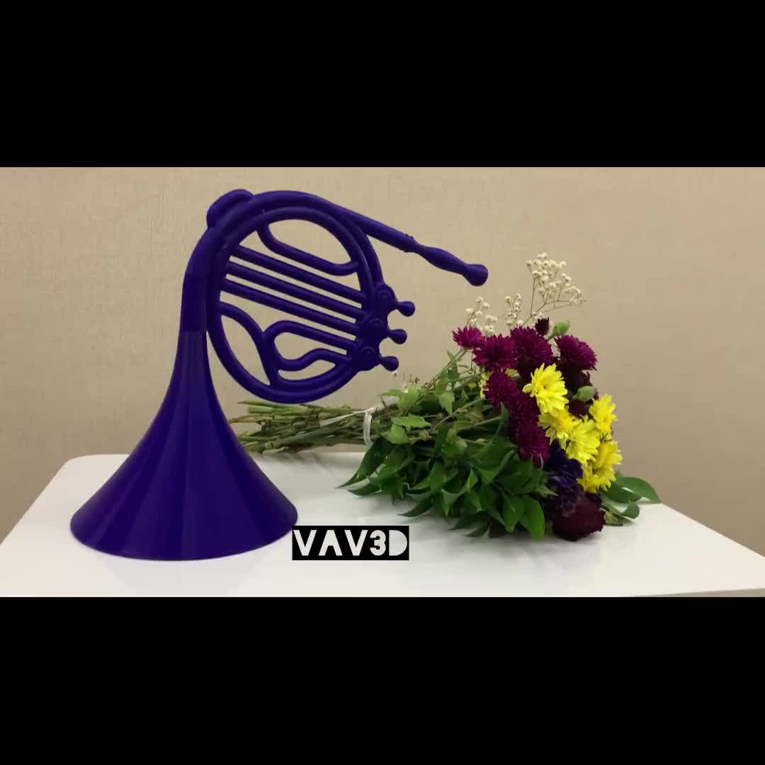 DHL Fast Shipping - Blue French Horn - How I Met Your Mother - himym /  Romantic Wedding & Engagement Gift / Proposal Prop / Romantic Gesture