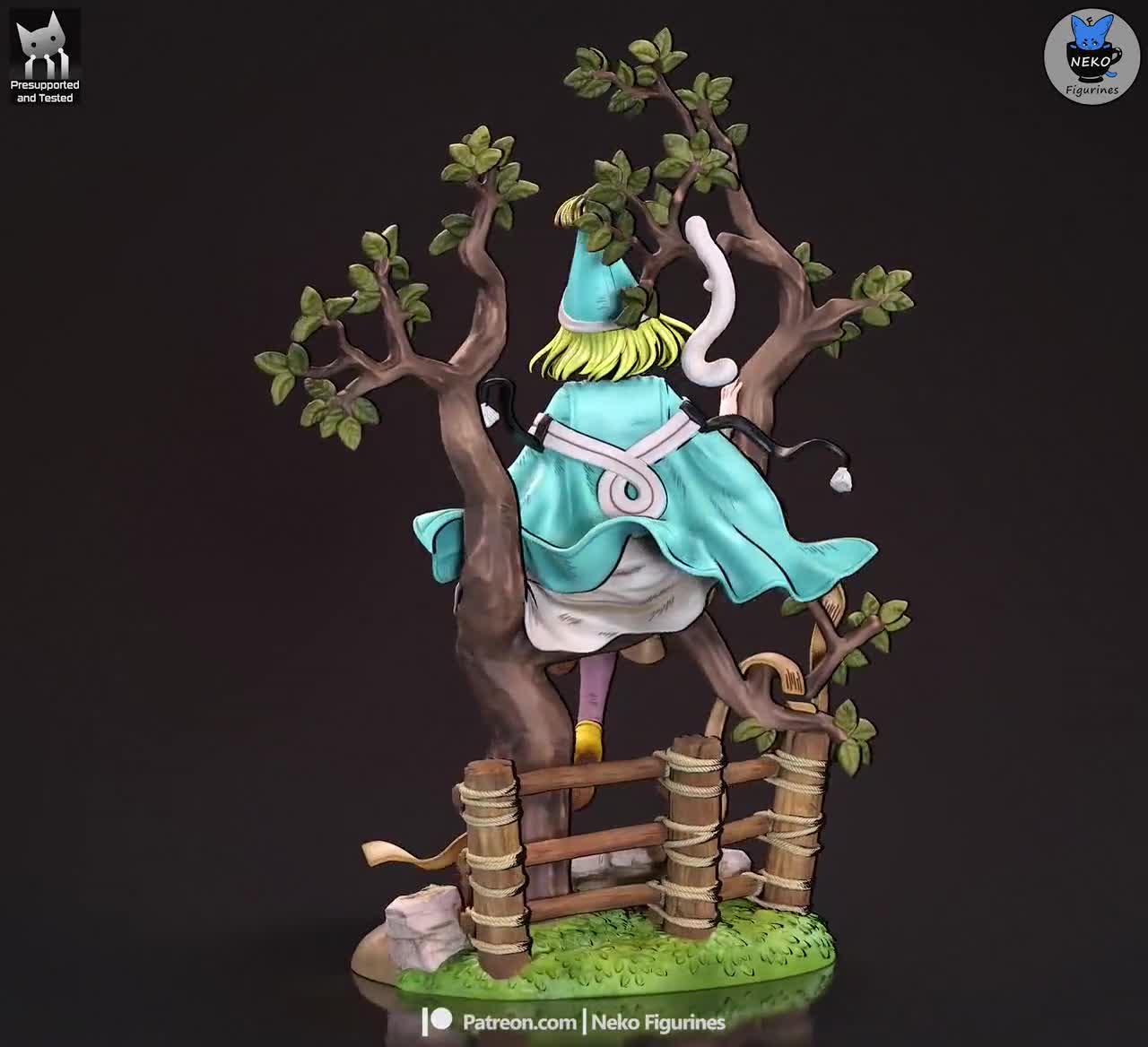 Coco . From Witch Hat Atelier Figure: Painted Unpainted Garage Kit
