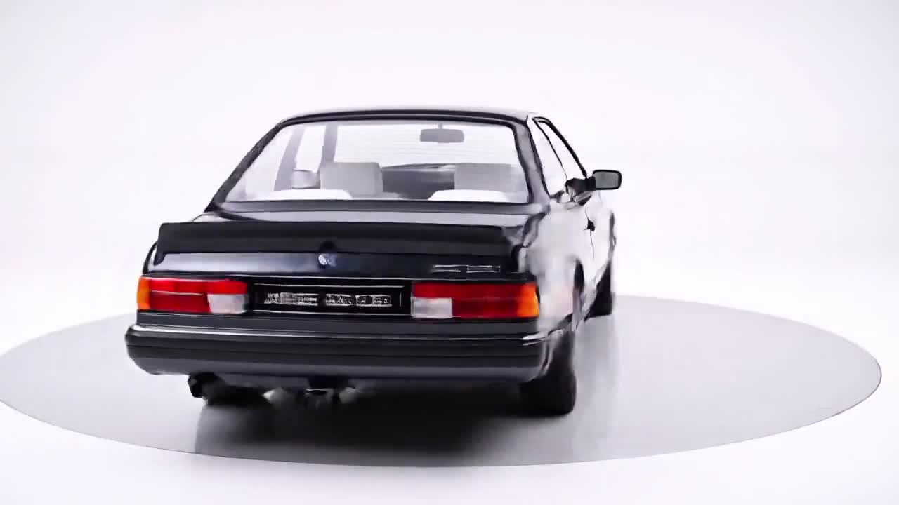1:18 Scale BMW 635 Csi E24 Solido Diecast Model, Custom License