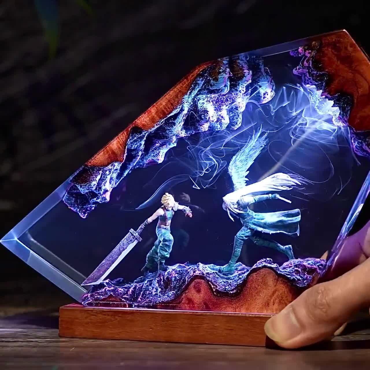 Custom Eternal Fantasy Lamp, Final Legend Art, Cloud Blade Vs