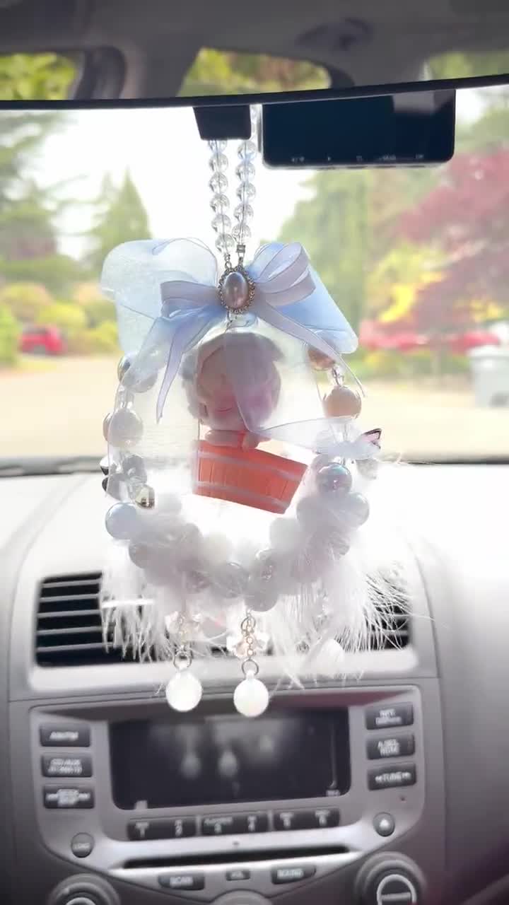 Handmade Acrylic Beads Wall Hanging Decor Car Charms Skull Panda