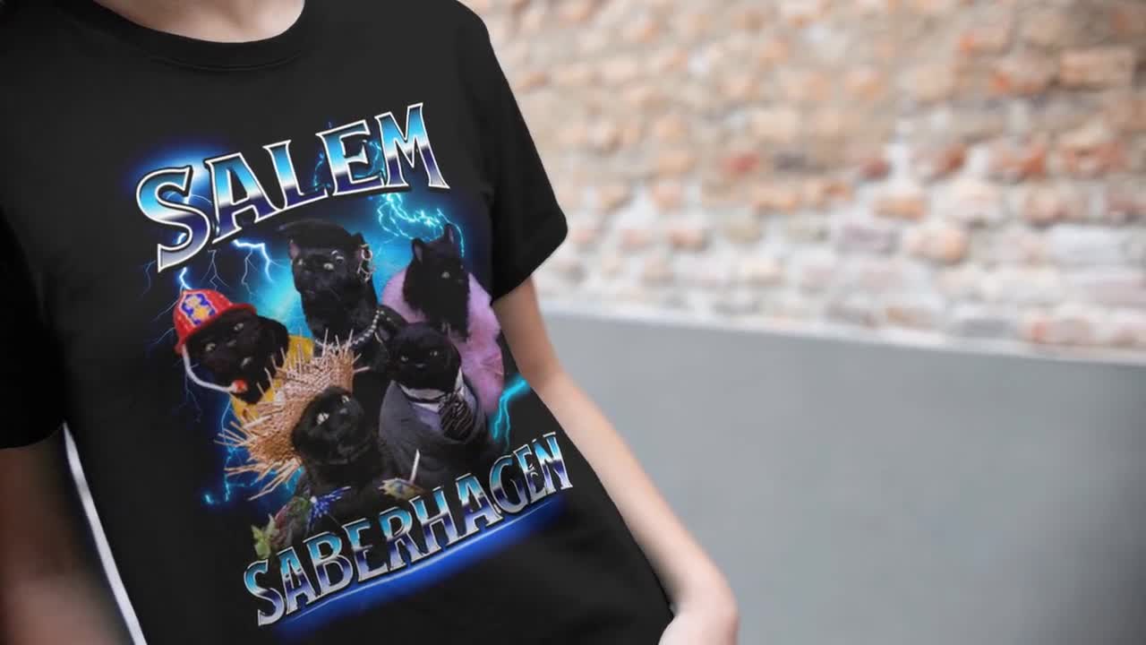 Salem Saberhagen Shirt, Sabrina the Teenage Witch Tee, 90s TV