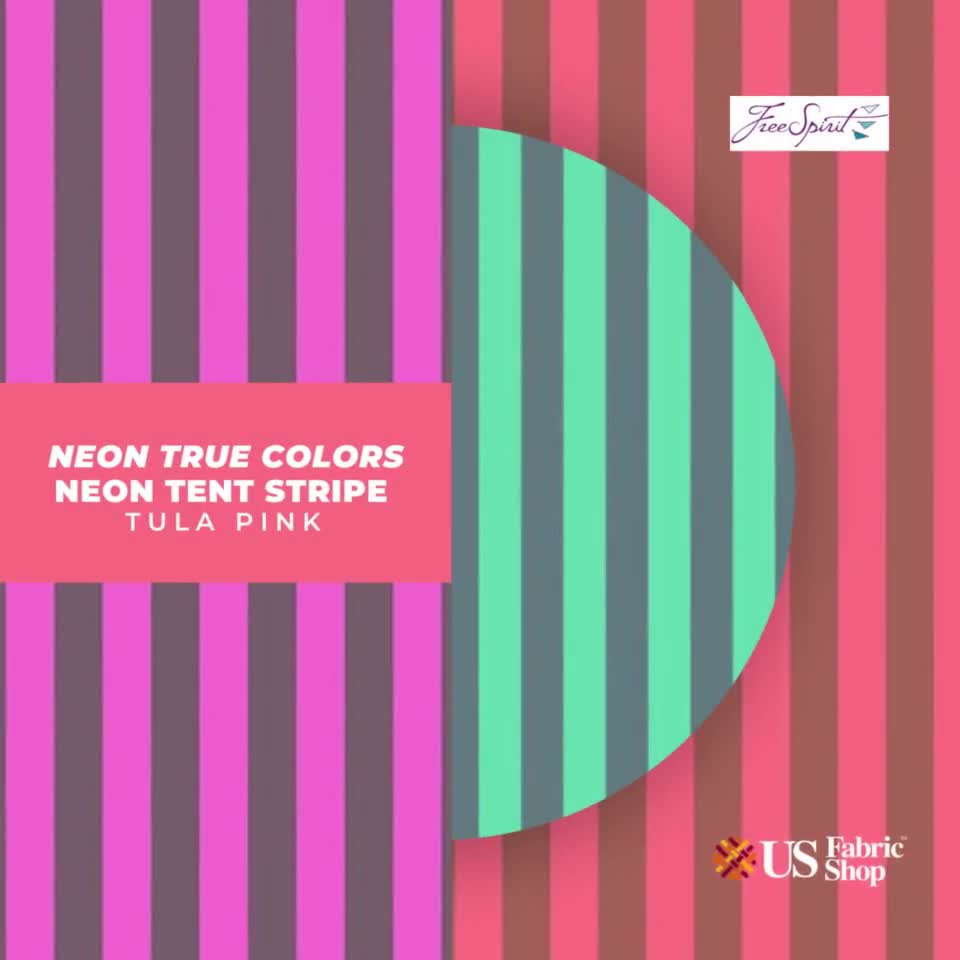 Neon True Colors, Neon Tent Stripe - Spirit
