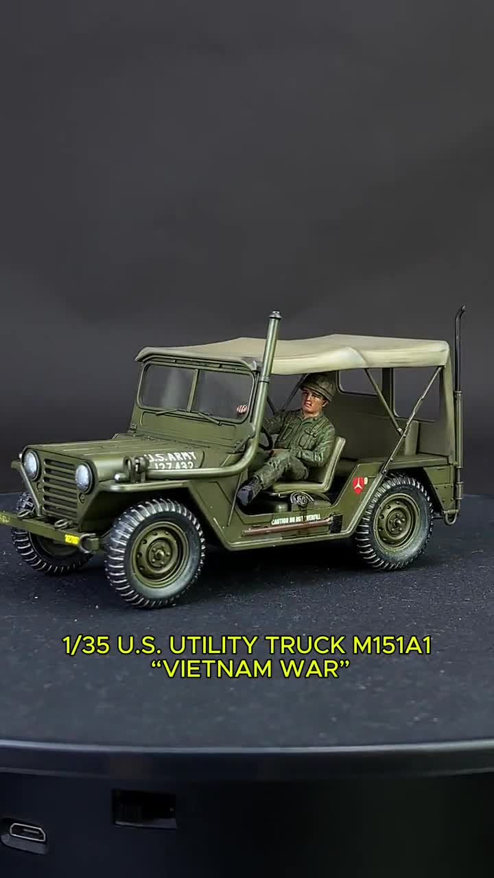 ProBuilt 1:35 ベトナム戦争 アメリカ軍 ユーティリティトラック