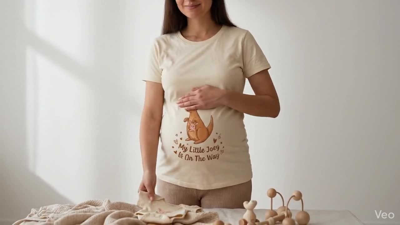 Personlig känguru-graviditetströja, My Little Joey-tillkännagivandetröja video poster