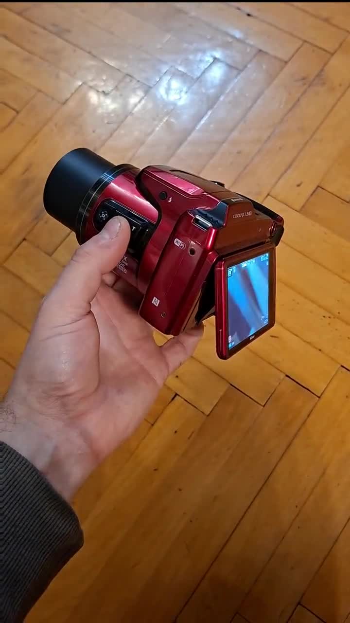 Boxed Nikon Coolpix L840 Red Digital Camera Set + Sandisk 16GB