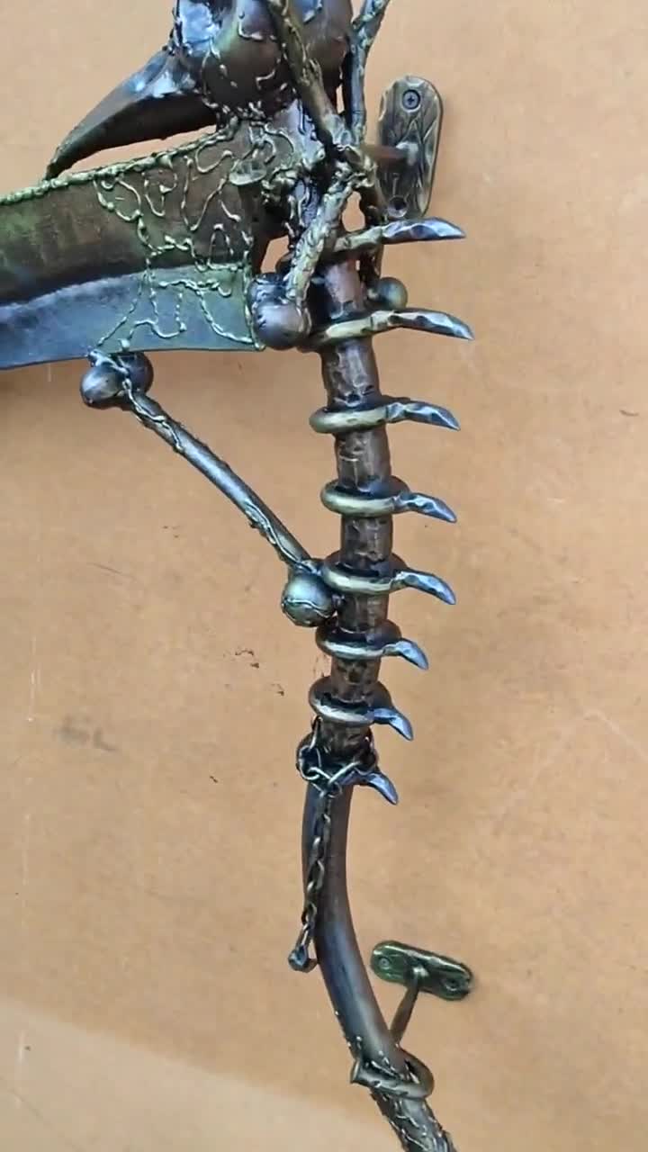 Hand-forged Metal Reaper Scythe – Gothic Halloween Decor - Etsy