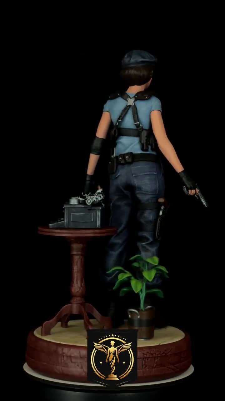 Figurine Jill Valentine – Resident Evil 3 Remake, 30 Cm, PVC, édition Limitée, Neuve